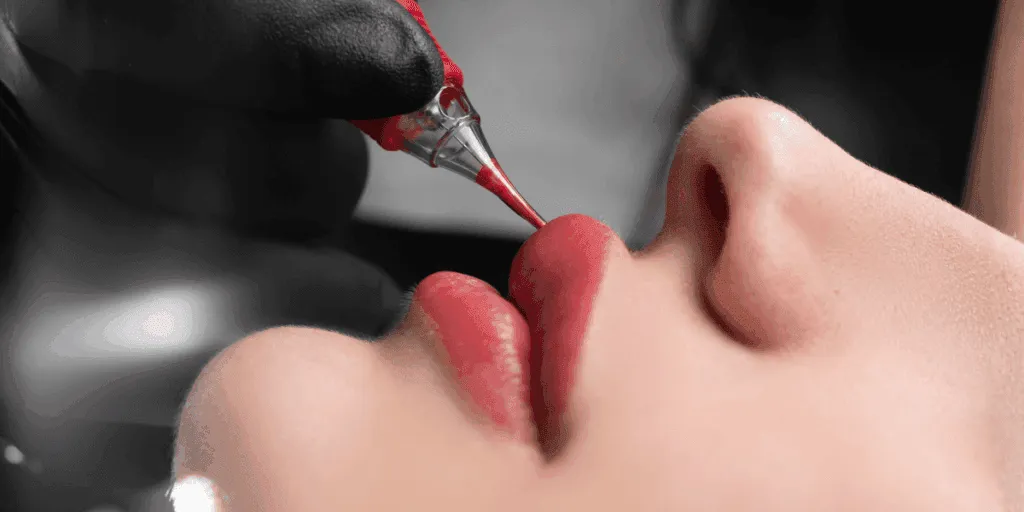 labbra trucco permanente effettuate da professionista