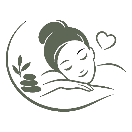 Illustrazione minimalista di donna, fiore e cuore