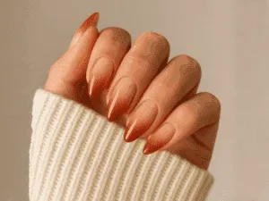 ombre nails autunno 2025