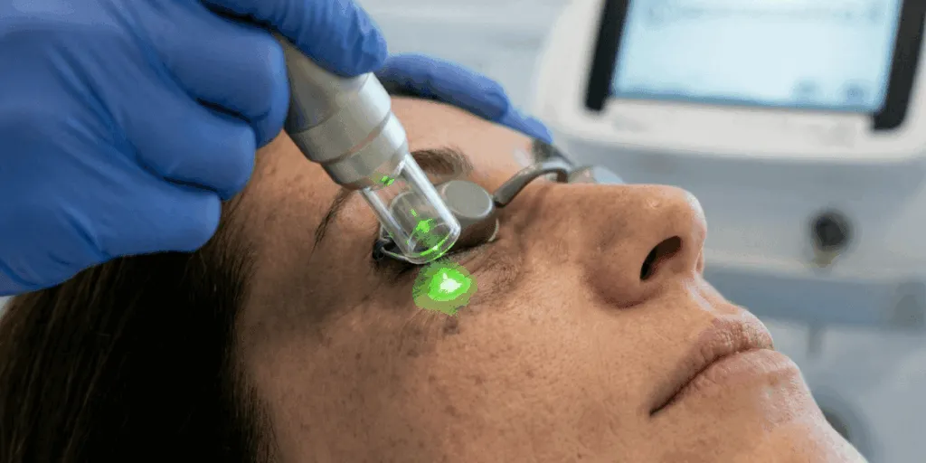 trattamento laser occhiaie