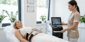 trattamento lipolaser estetico su donna in centro specializzato